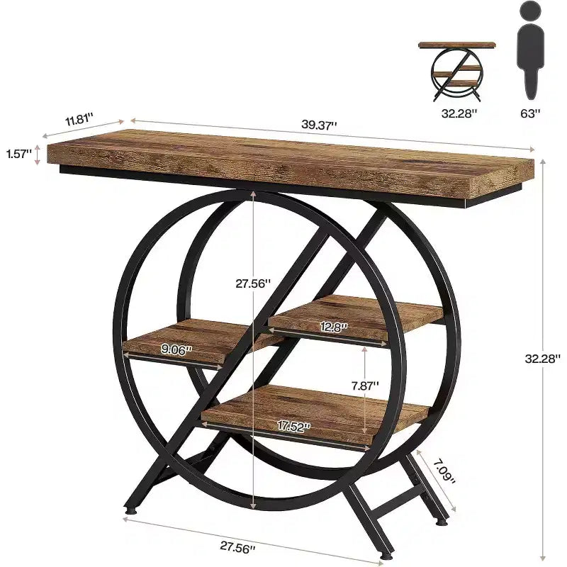 Bureau d'ordinateur en L avec support pour écran – Bureau à domicile
