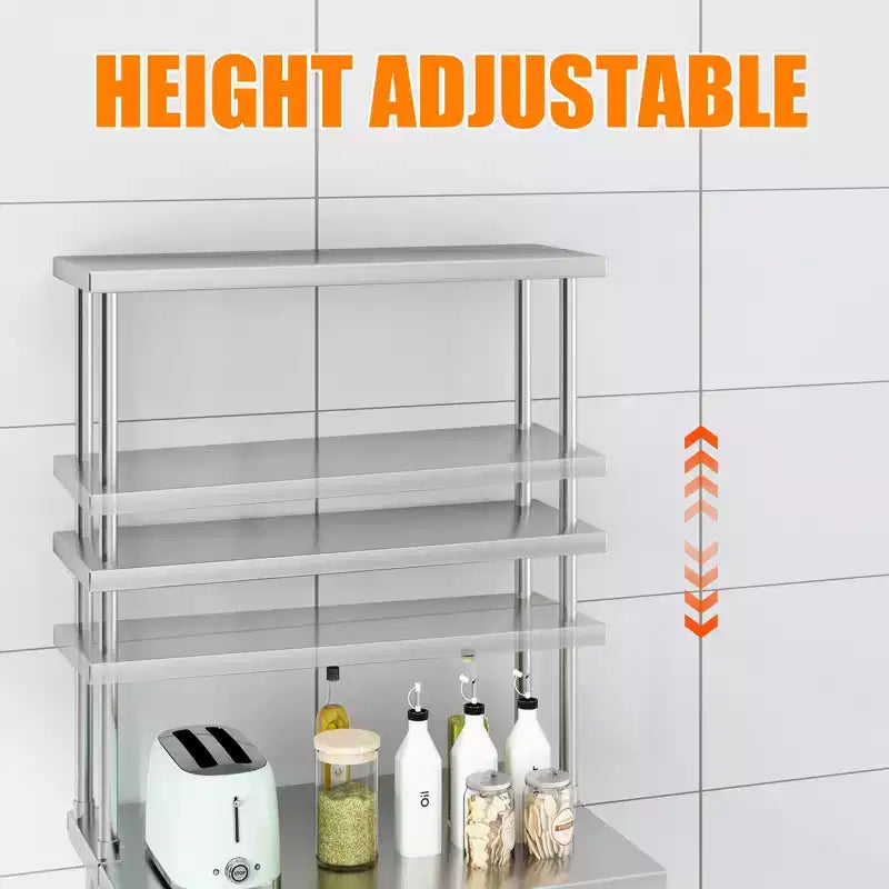 Estante Superior de Acero Inoxidable