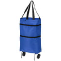 Bolsa de compras plegable impermeable con ruedas – 13-18 pulgadas