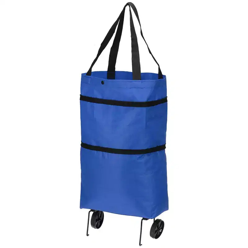 Bolsa de compras plegable impermeable con ruedas – 13-18 pulgadas