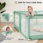 Parc bébé 4 panneaux 79x79 – Aire de jeu portable spacieuse et sécurisée