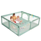 Parc bébé 4 panneaux 79x79 – Aire de jeu portable spacieuse et sécurisée