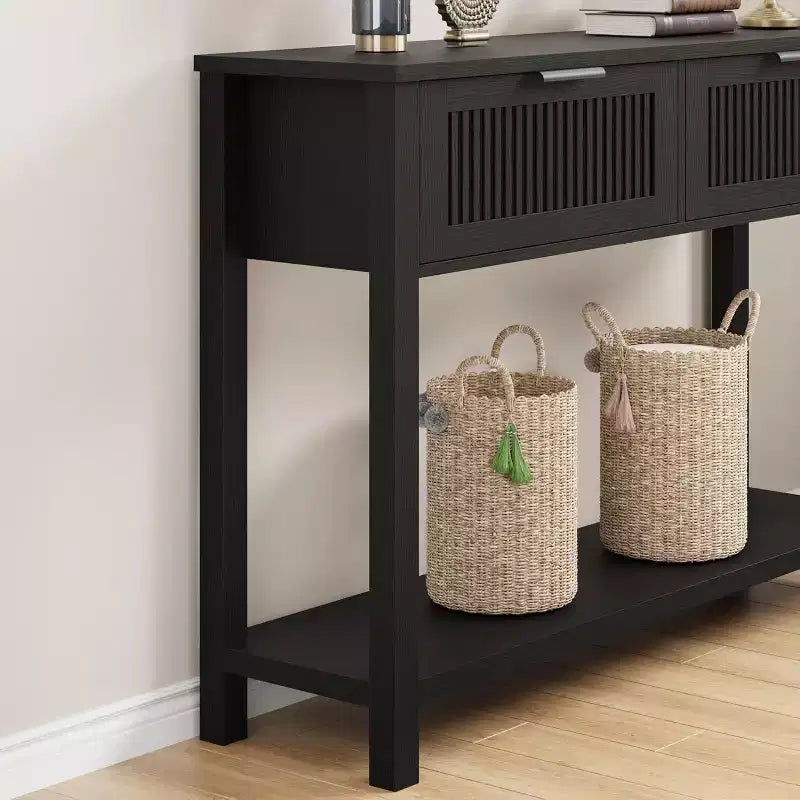 Cama alta con escritorio y estantes – Tamaño individual