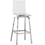 Alta Acrylic Swivel Counter and Bar Stools - Set of 2 - iNSPIRE Q