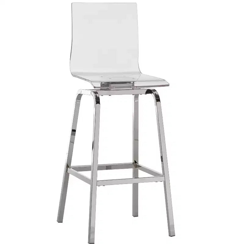 Alta Acrylic Swivel Counter and Bar Stools - Set of 2 - iNSPIRE Q