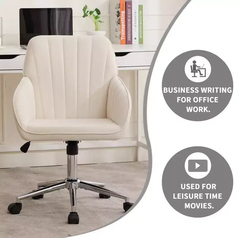 Silla de oficina ajustable, dormitorio doméstico, silla giratoria ergonómica, asiento con respaldo, cómoda para sentarse por mucho tiempo