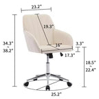 Silla de oficina ajustable, dormitorio doméstico, silla giratoria ergonómica, asiento con respaldo, cómoda para sentarse por mucho tiempo