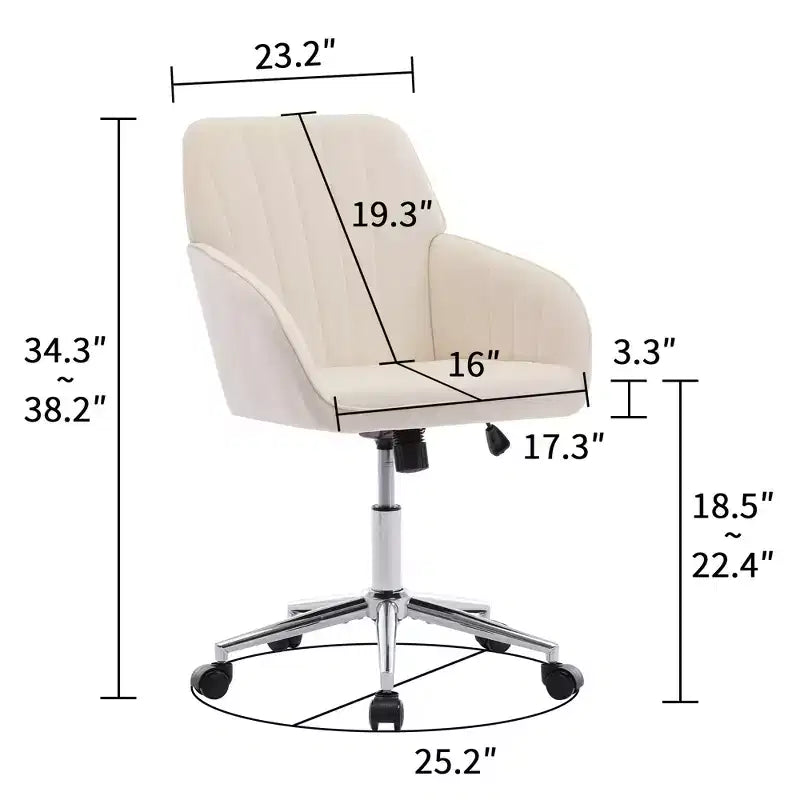 Silla de oficina ajustable, dormitorio doméstico, silla giratoria ergonómica, asiento con respaldo, cómoda para sentarse por mucho tiempo
