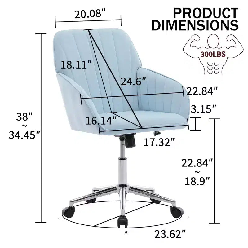 Silla de oficina ajustable, dormitorio doméstico, silla giratoria ergonómica, asiento con respaldo, cómoda para sentarse por mucho tiempo