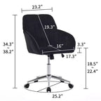 Silla de oficina ajustable, dormitorio doméstico, silla giratoria ergonómica, asiento con respaldo, cómoda para sentarse por mucho tiempo