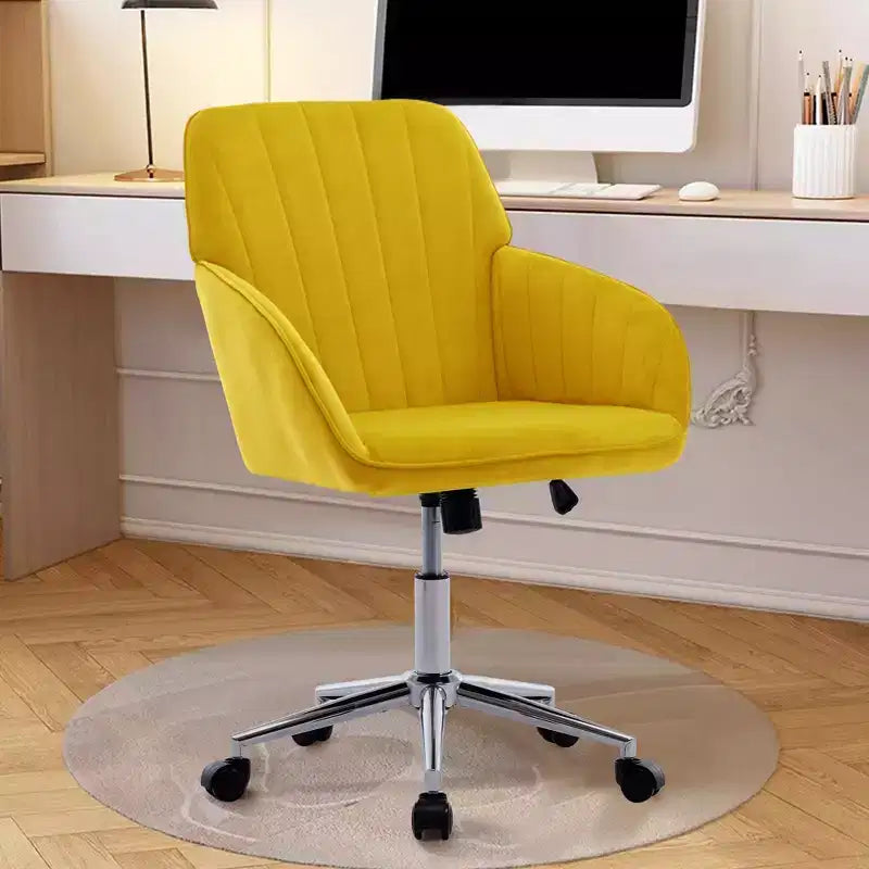 Silla de oficina ajustable, dormitorio doméstico, silla giratoria ergonómica, asiento con respaldo, cómoda para sentarse por mucho tiempo