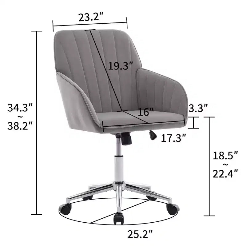 Silla de oficina ajustable, dormitorio doméstico, silla giratoria ergonómica, asiento con respaldo, cómoda para sentarse por mucho tiempo