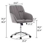 Silla de oficina ajustable, dormitorio doméstico, silla giratoria ergonómica, asiento con respaldo, cómoda para sentarse por mucho tiempo