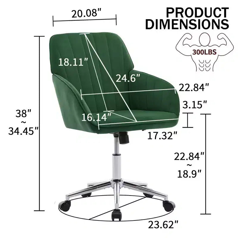 Silla de oficina ajustable, dormitorio doméstico, silla giratoria ergonómica, asiento con respaldo, cómoda para sentarse por mucho tiempo