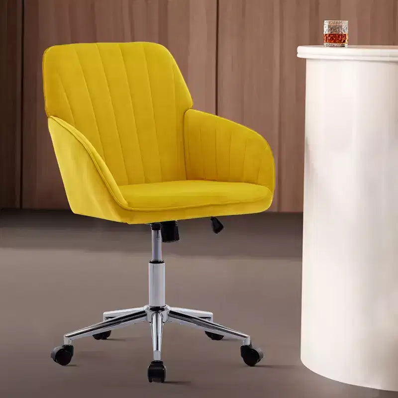 Silla de oficina ajustable, dormitorio doméstico, silla giratoria ergonómica, asiento con respaldo, cómoda para sentarse por mucho tiempo
