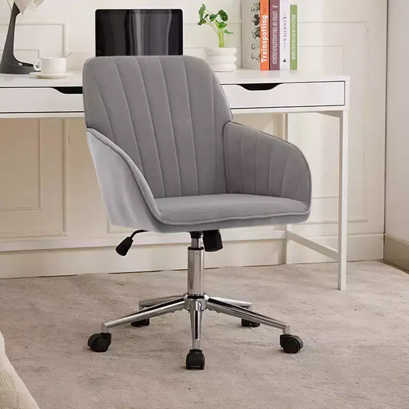 Silla de oficina ajustable, dormitorio doméstico, silla giratoria ergonómica, asiento con respaldo, cómoda para sentarse por mucho tiempo