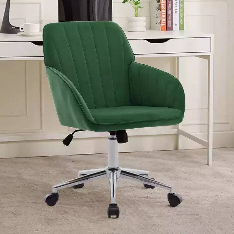 Silla de oficina ajustable, dormitorio doméstico, silla giratoria ergonómica, asiento con respaldo, cómoda para sentarse por mucho tiempo