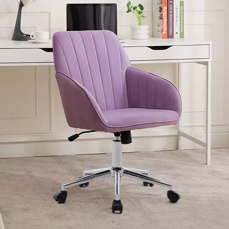 Silla de oficina ajustable, dormitorio doméstico, silla giratoria ergonómica, asiento con respaldo, cómoda para sentarse por mucho tiempo