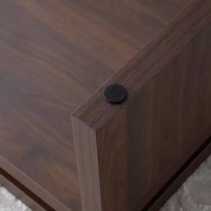 Mesa de centro rectangular de abeto de 47 pulgadas