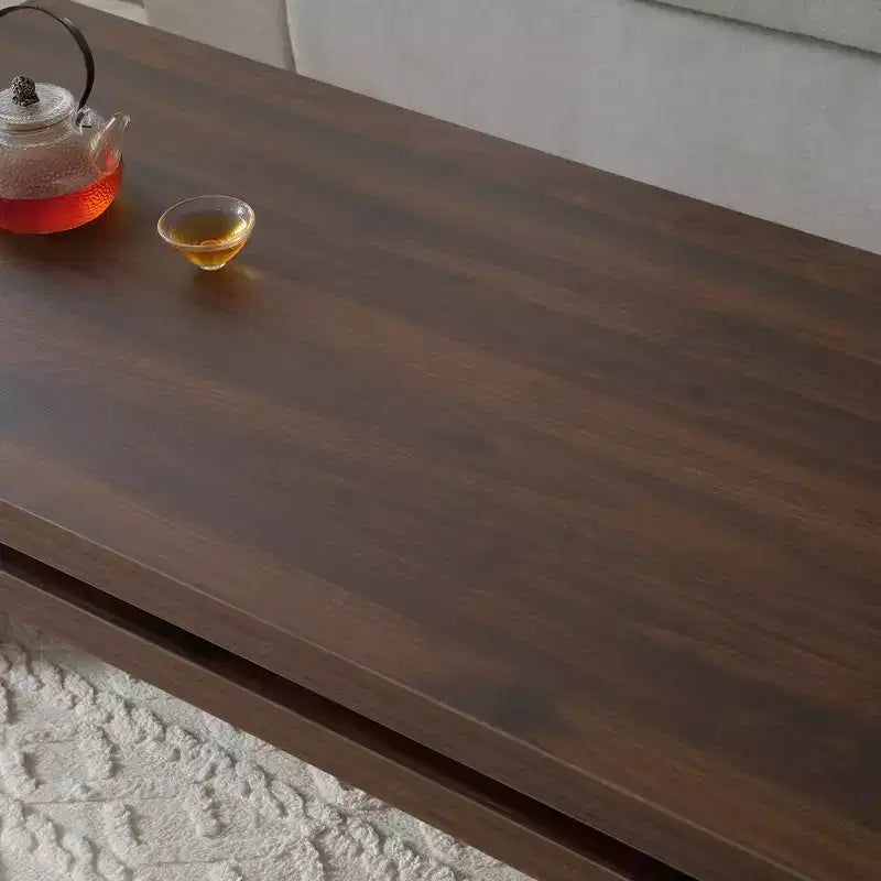 Mesa de centro rectangular de abeto de 47 pulgadas