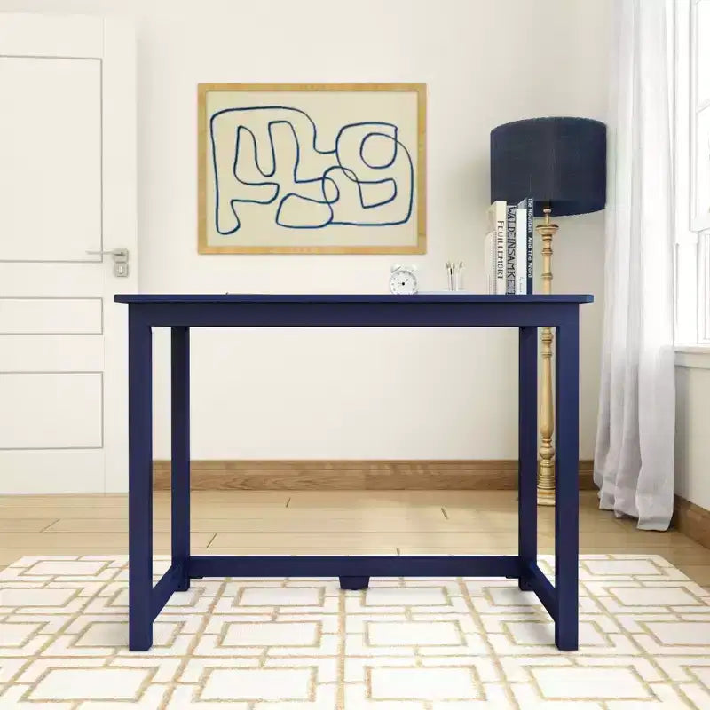 Escritorio de Madera Maciza de 39.5" – Escritorio de Estudio para Oficina en Casa y Dormitorio
