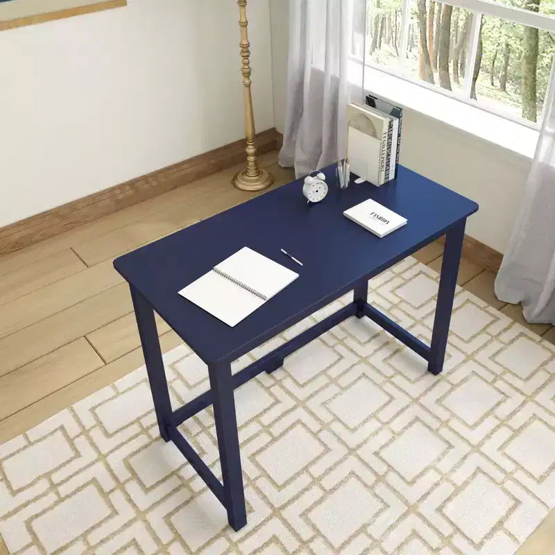 Escritorio de Madera Maciza de 39.5" – Escritorio de Estudio para Oficina en Casa y Dormitorio
