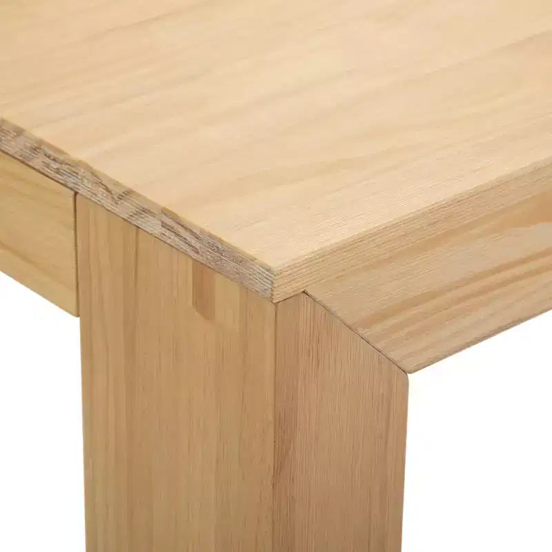 Mesa auxiliar cuadrada de madera maciza moderna de 32" – Mesa auxiliar para sala de estar